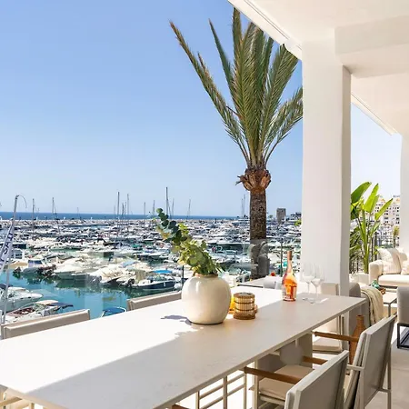 224 -luxury Selection- Puerto Banus Front Line Duplex Penthouse Lägenhet *