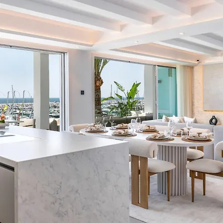 224 -luxury Selection- Puerto Banus Front Line Duplex Penthouse Apartment Marbella