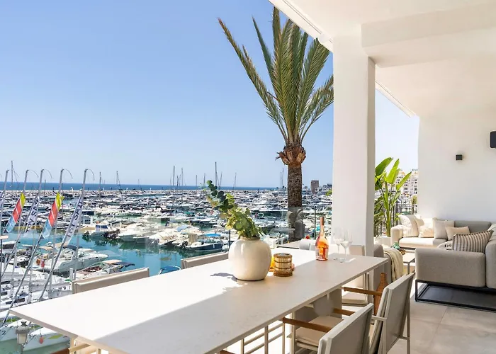224 -luxury Selection- Puerto Banus Front Line Duplex Penthouse Apartman *